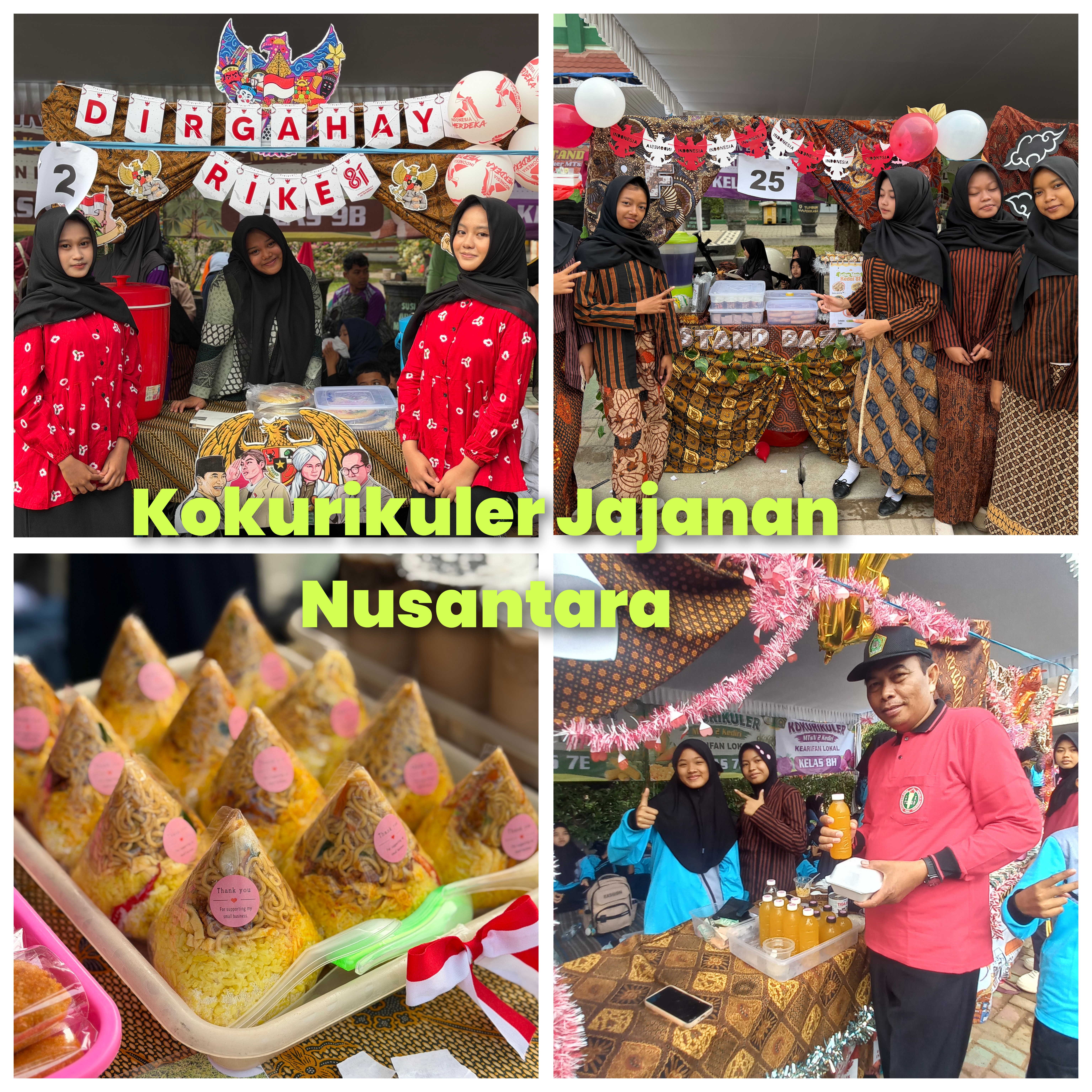 Kegiatan Kokurikuler MTsN 2 Kediri Angkat Tema Olahan Makanan Nusantara Berbahan Palawija*