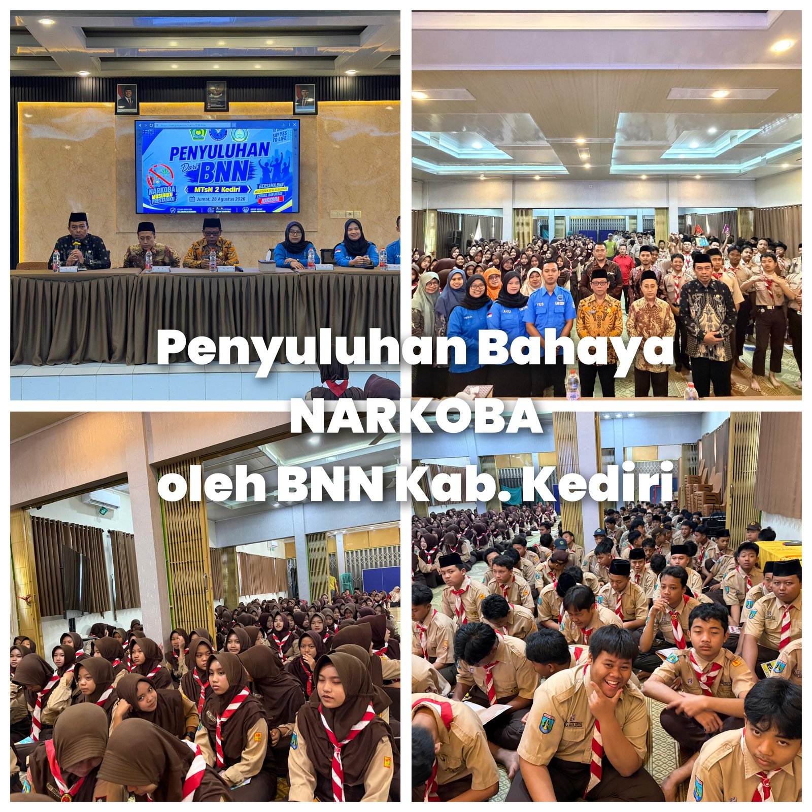 PENYULUHAN BAHAYA NARKOBA DARI BNN KAB.KEDIRI