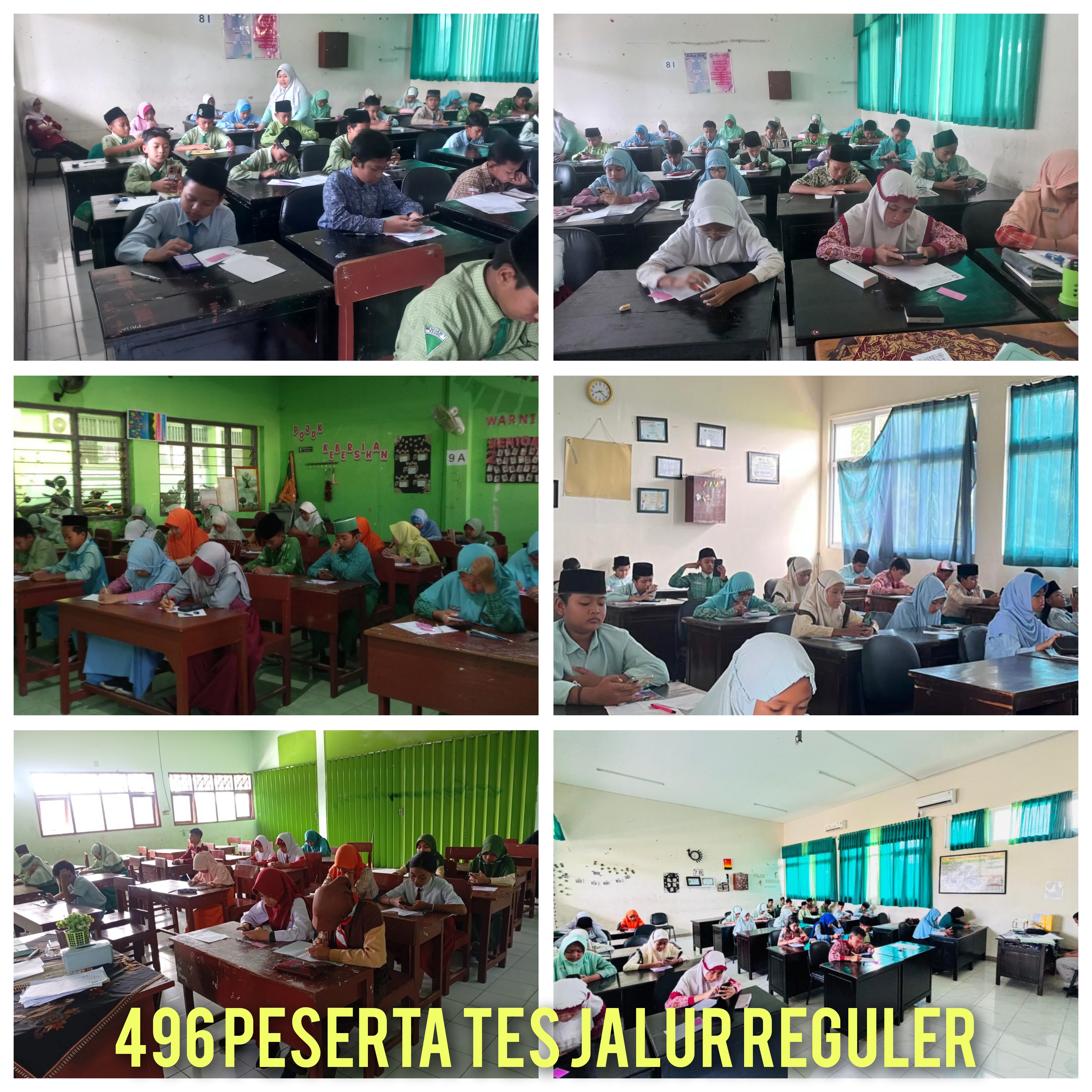 Tes PMBM JALUR Reguler MTsN 2 Kediri