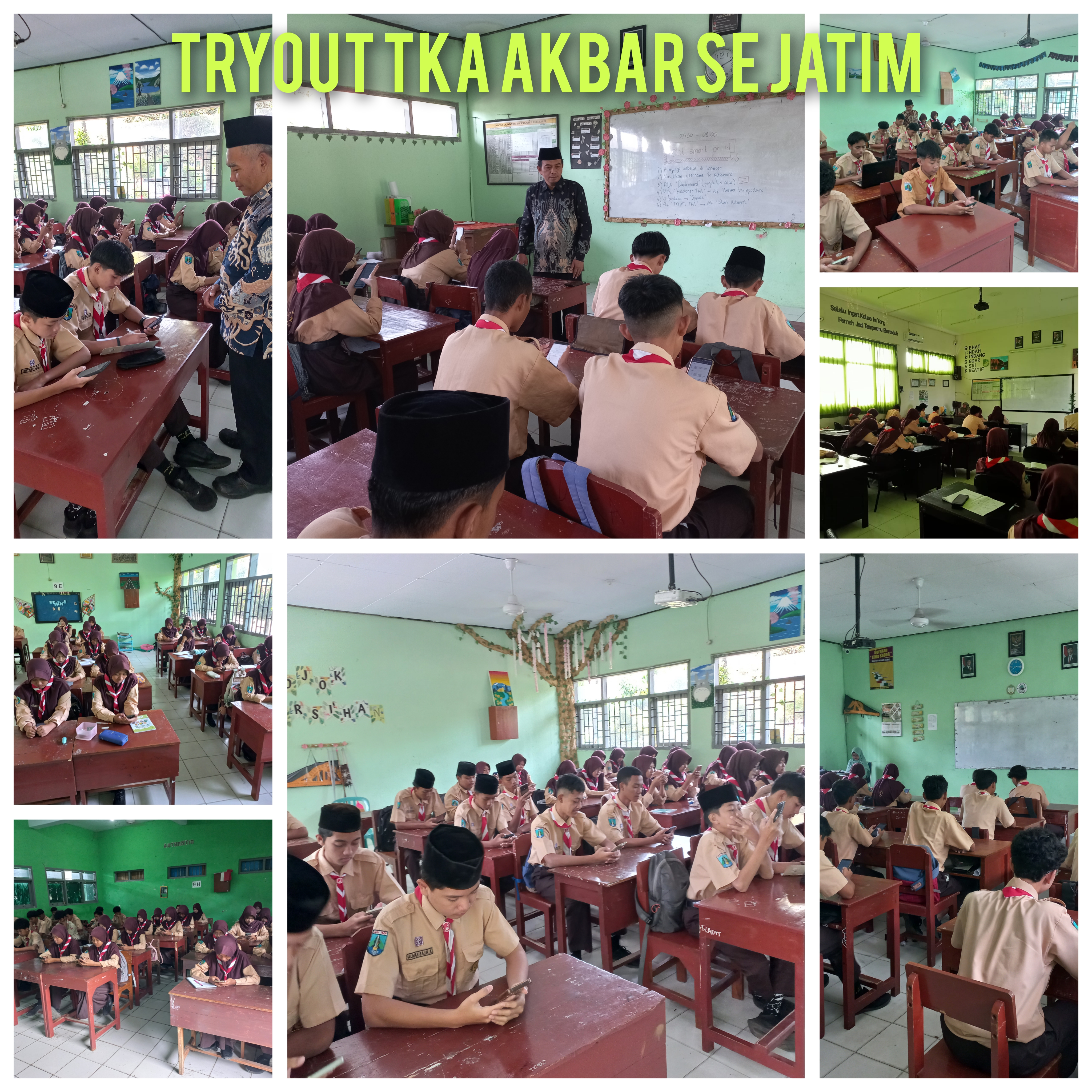 TRYOUT TKA DI MTsN 2 KEDIRI