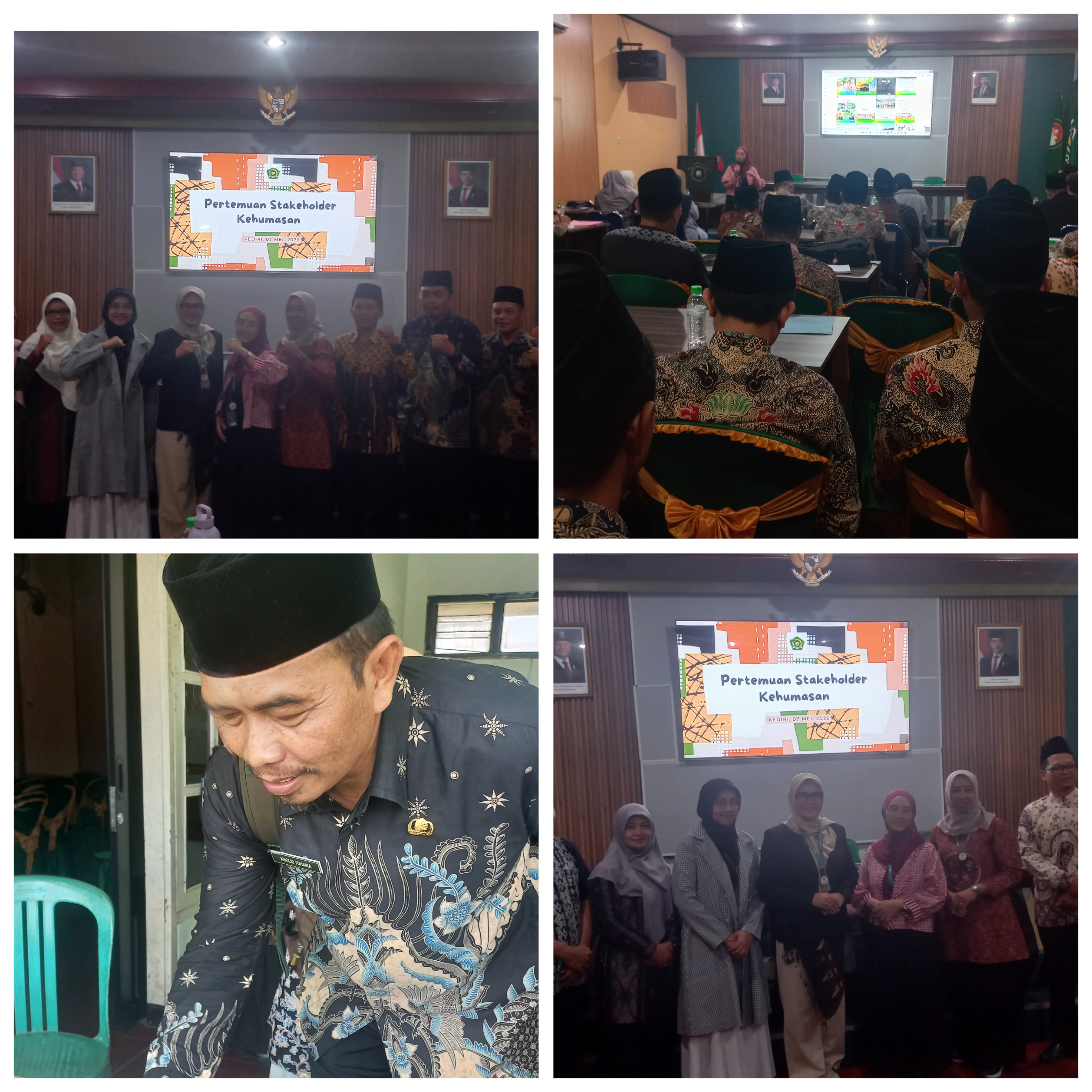 Pertemuan Stekhorder Kehumasan Kemenag Kab.Kediri