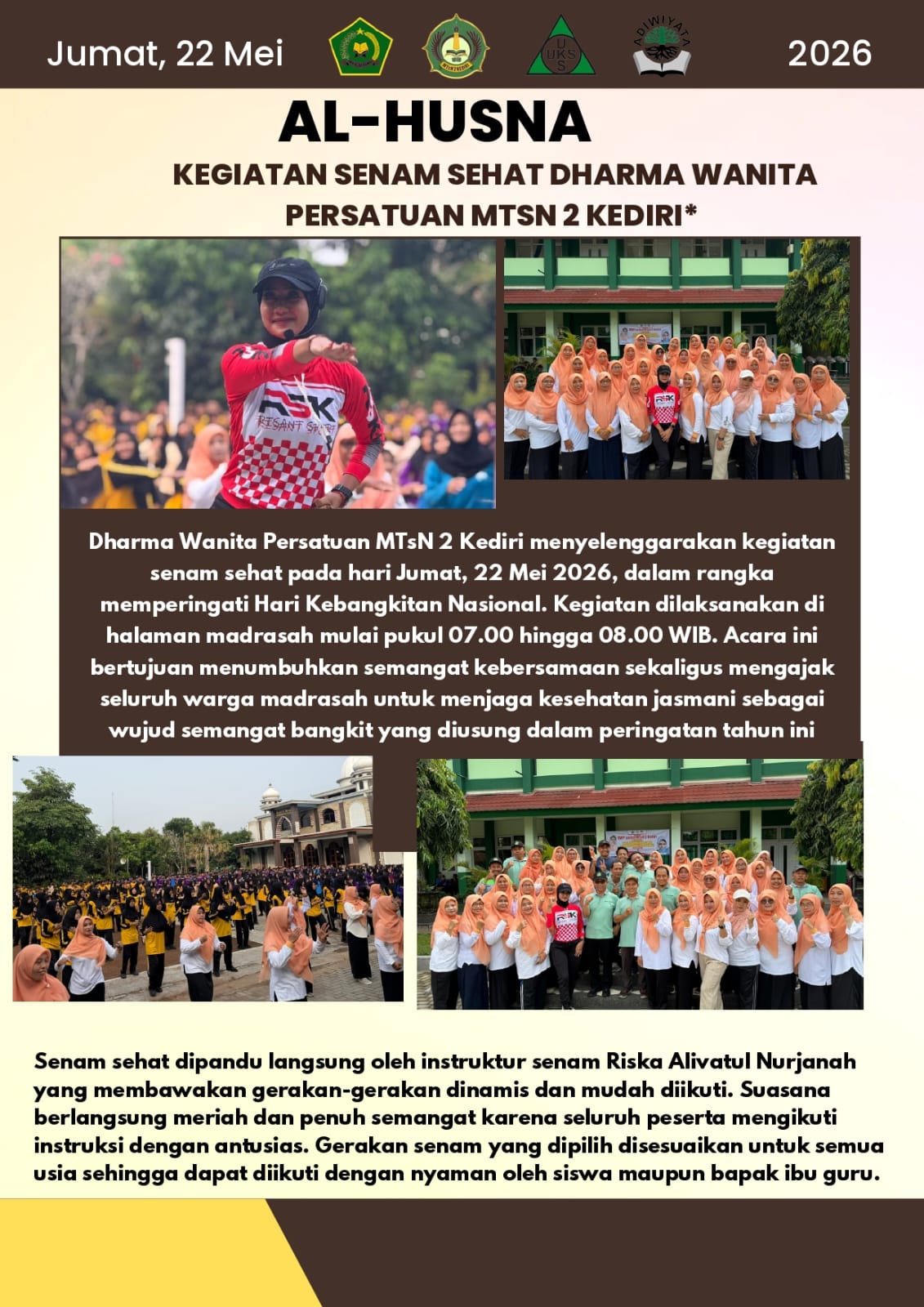 SENAM SEHAT MTSN 2 KEDIRI