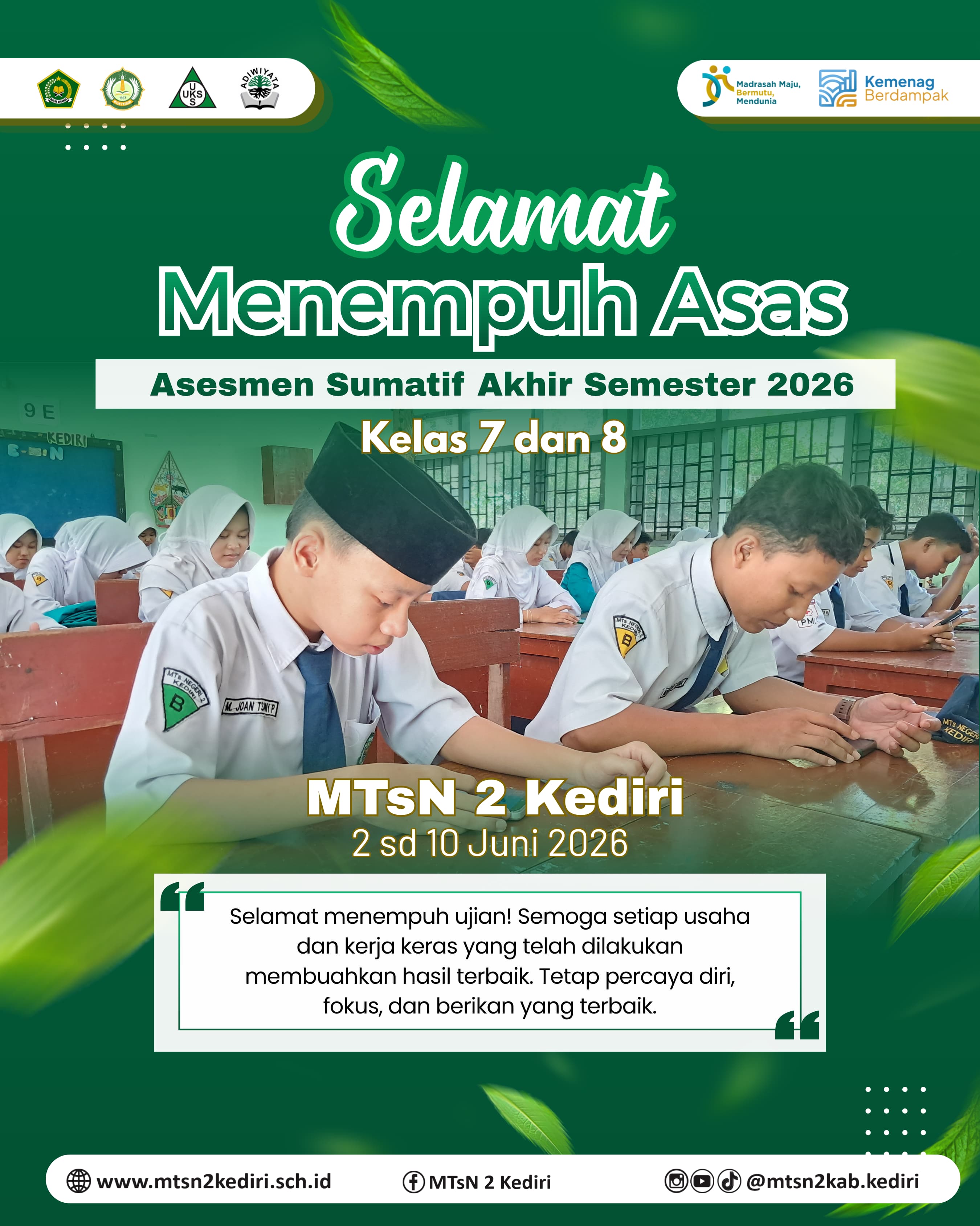 Selamat Menempuh ASAT 2026