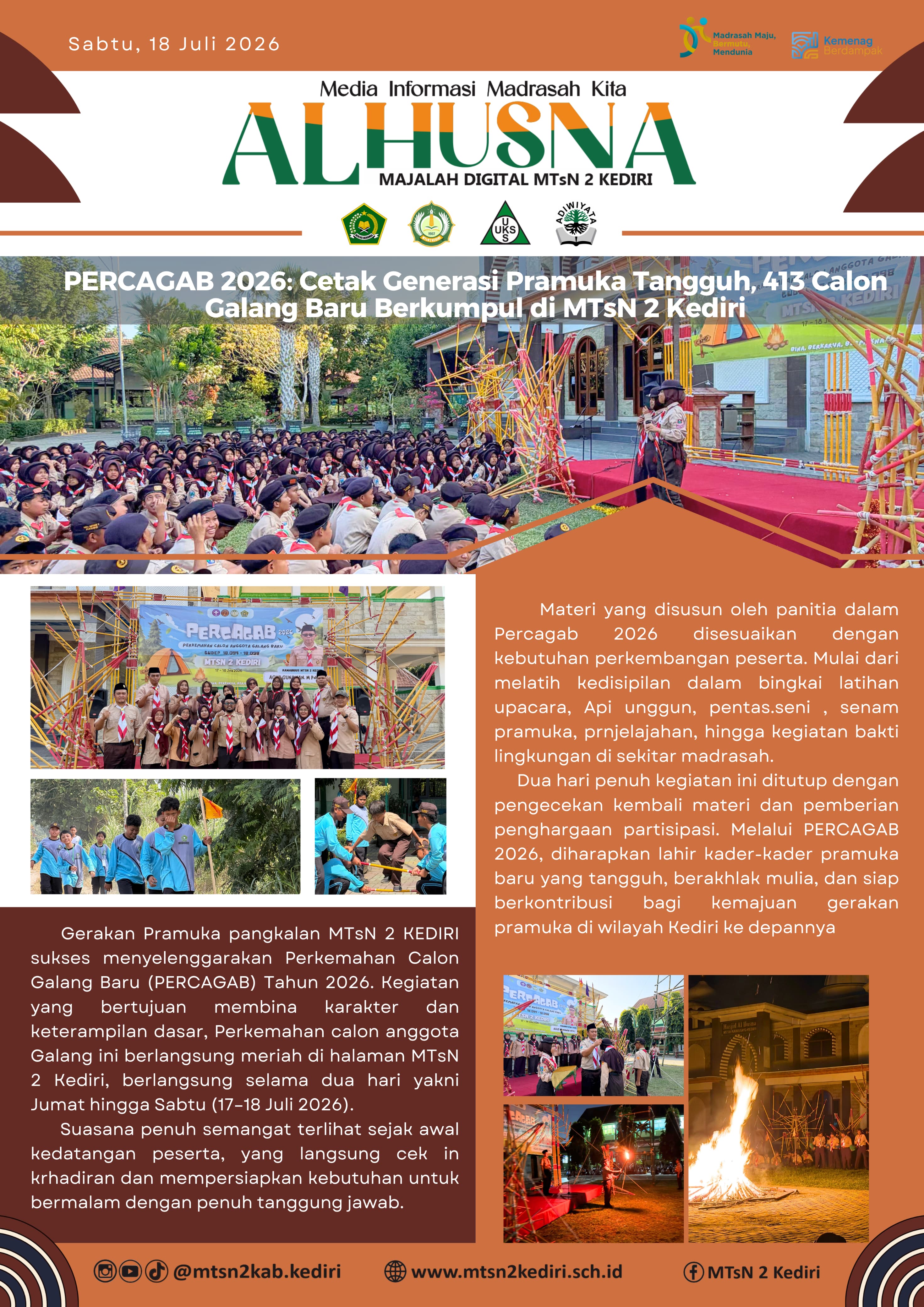 PERCAGAB MTsN 2 KEDIRI TAHUN 2026