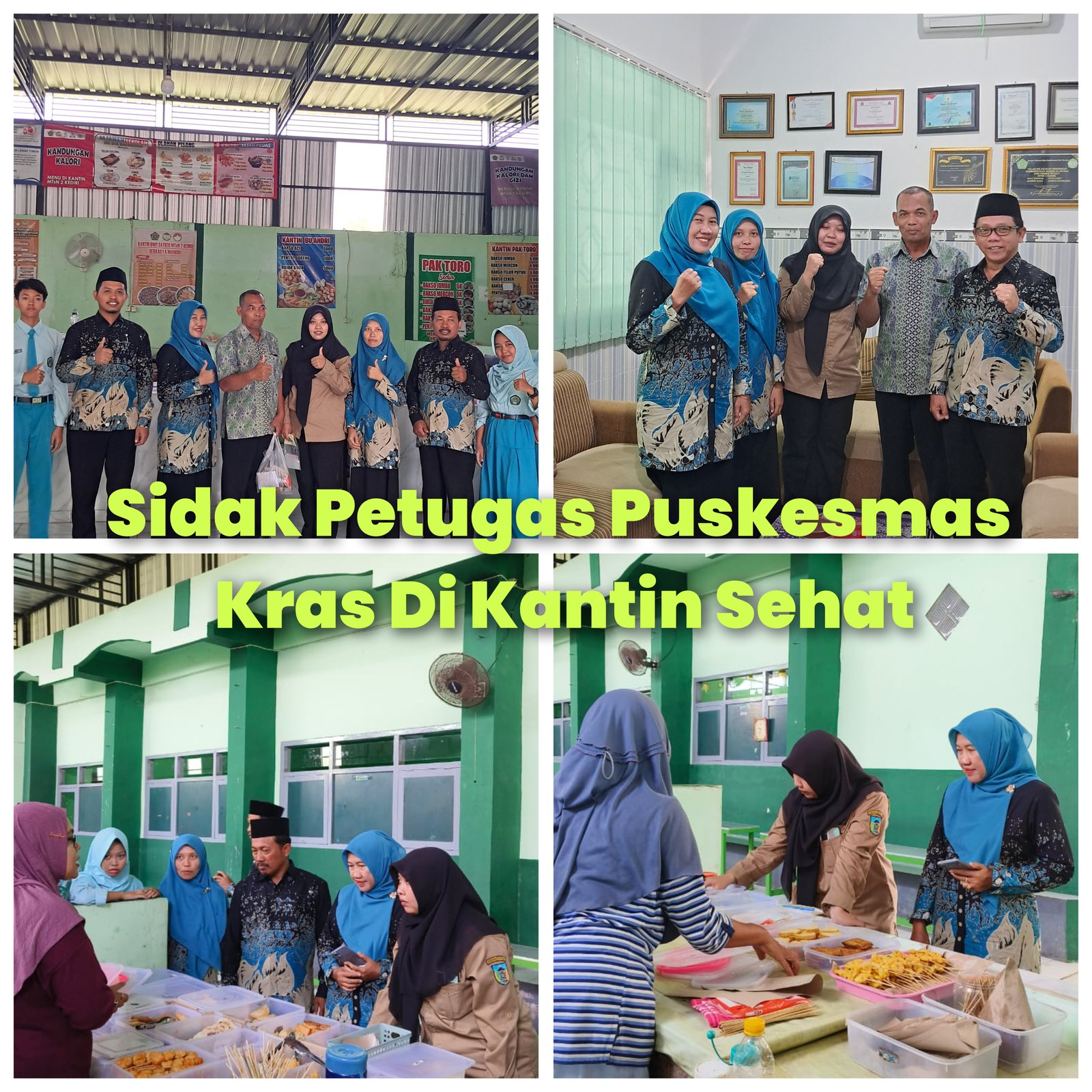 Sidak Petugas Puskesmas di Kantin Sehat