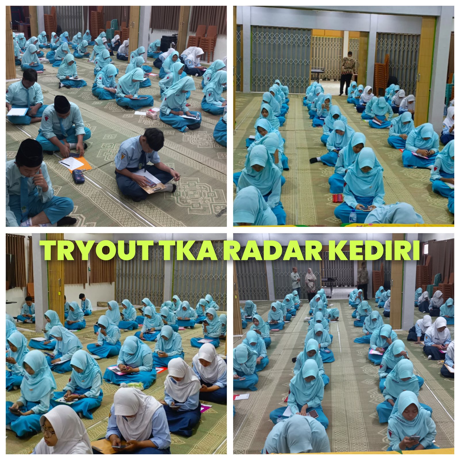 70 PESERTA IKUTI TRYOUT TKA RADAR KEDIRI
