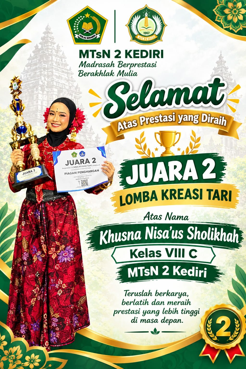 JUARA 2 LOMBA TARI TRADISIONAL