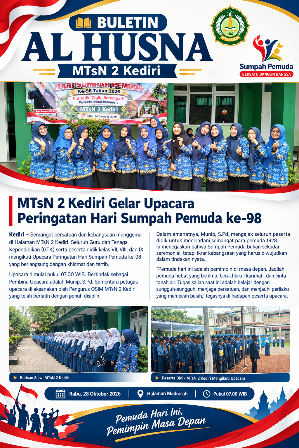 UPACARA BENDERA HARI SUMPAH PEMUDA